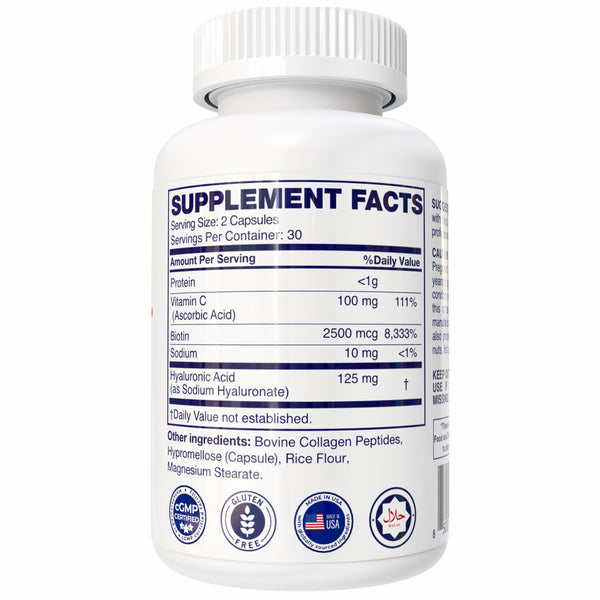 Collagen, Biotin, Vitamin C with Hyaluronic Acid